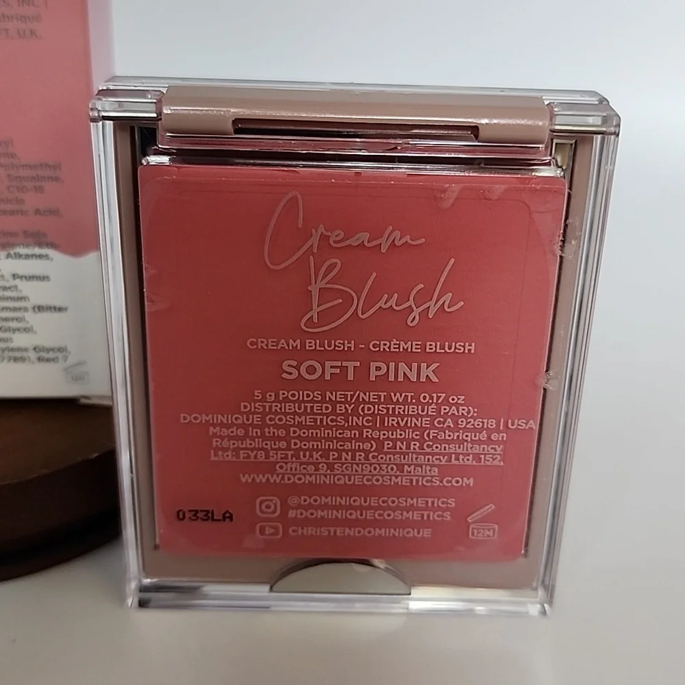 Dominique Cosmetics Cream Blush - Soft Pink